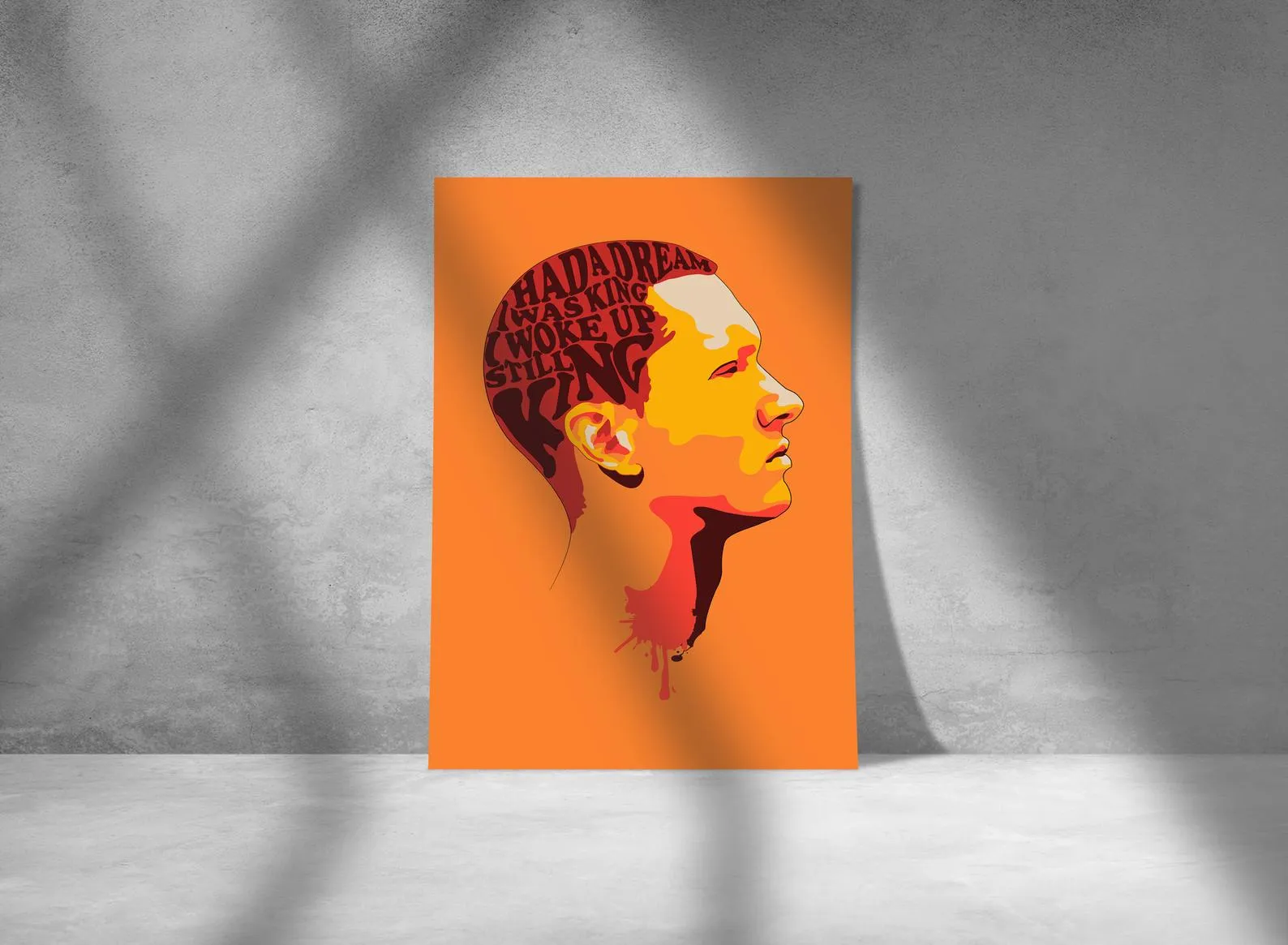 Eminem Poster, Custom Music Print, Music Poster, Custom Canvas, Home Decor, Wall Hangings, Rapper Eminem Art, Rap God