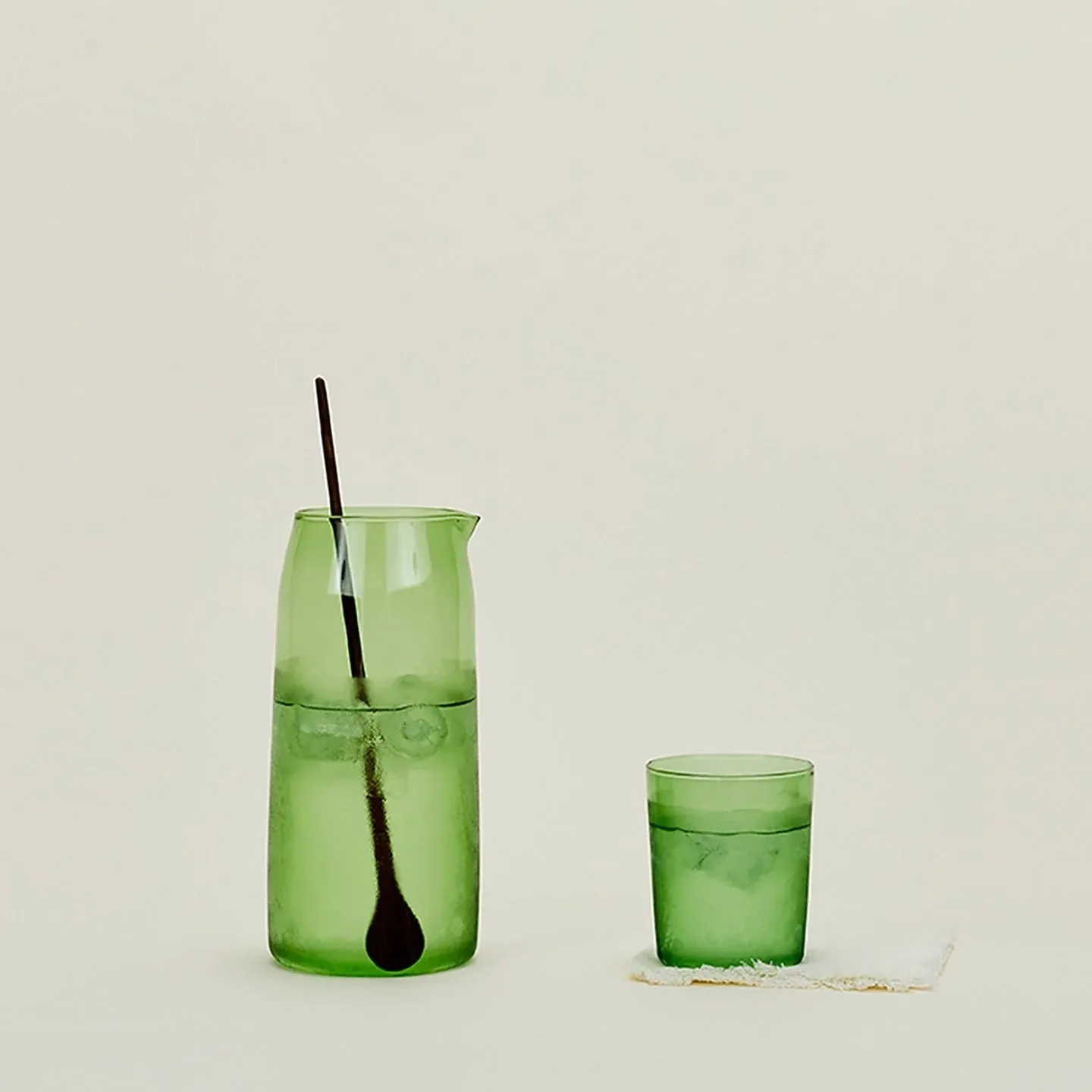 Essential Glassware Pitcher (Green)