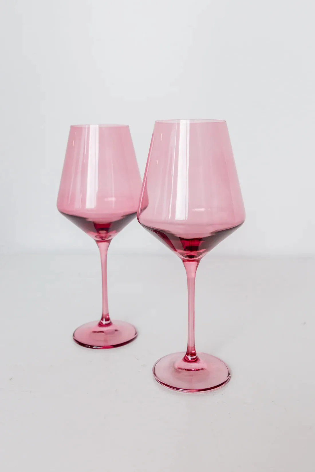 Estelle Colored Glass Stemware Set/2