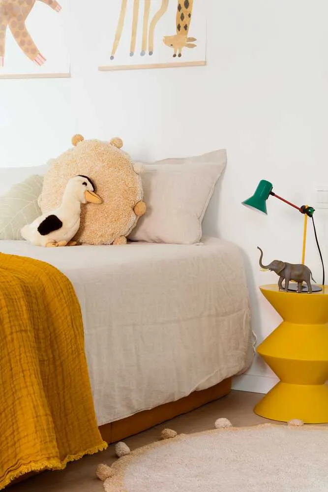 FLOOR CUSHION BUBBLY HONEY