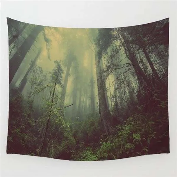 Foggy forest tapestries