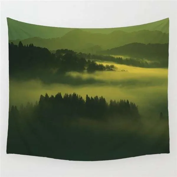 Foggy forest tapestries