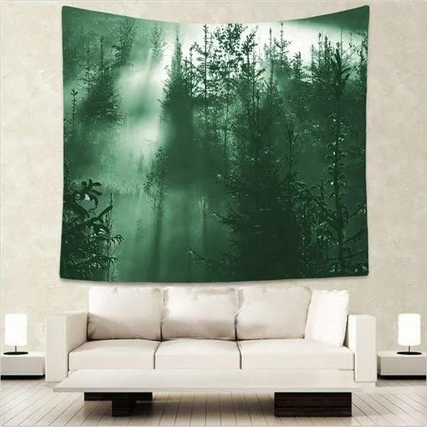 Foggy forest tapestries