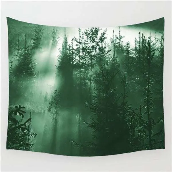 Foggy forest tapestries