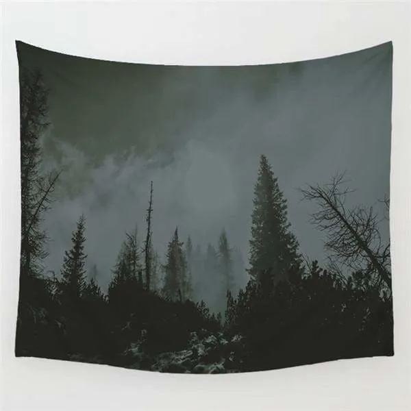 Foggy forest tapestries