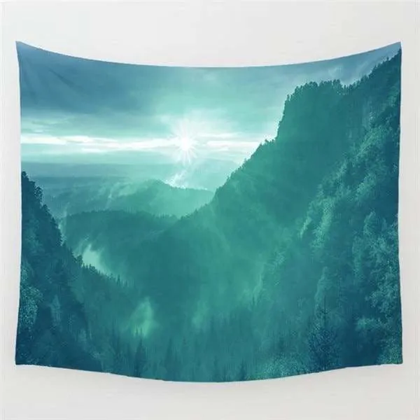Foggy forest tapestries