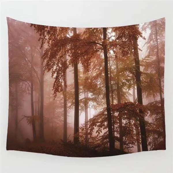 Foggy forest tapestries