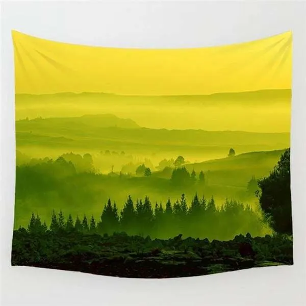 Foggy forest tapestries