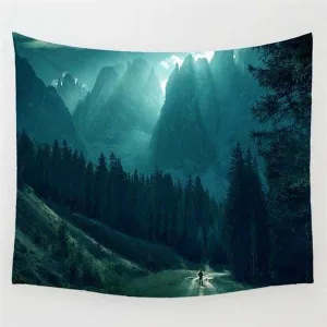Foggy forest tapestries