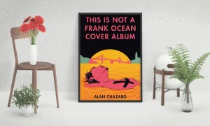 Frank Ocean Poster, Custom Music Print, Music Poster, Custom Poster, Home Decor, Wall Hangings, Frank Ocean Canvas