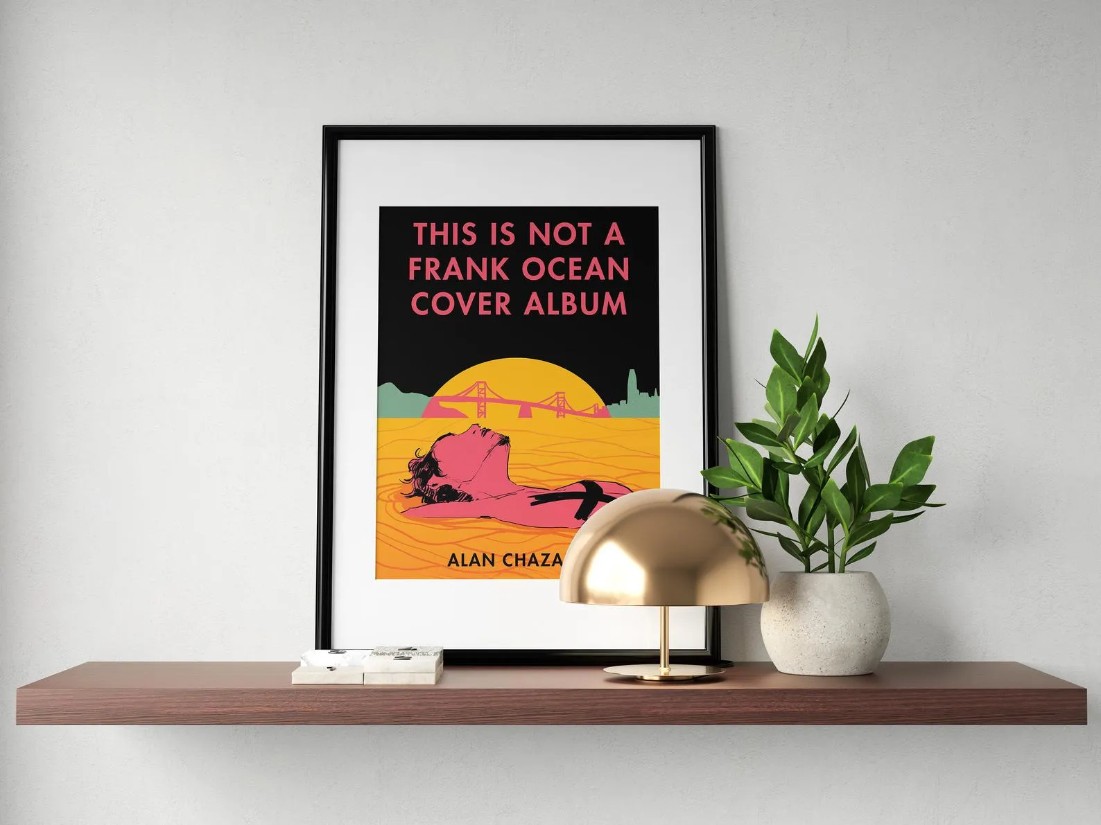 Frank Ocean Poster, Custom Music Print, Music Poster, Custom Poster, Home Decor, Wall Hangings, Frank Ocean Canvas