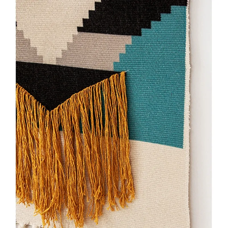Geometric Hanging Tapestry