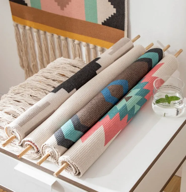 Geometric Hanging Tapestry
