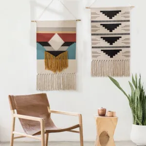 Geometric Hanging Tapestry