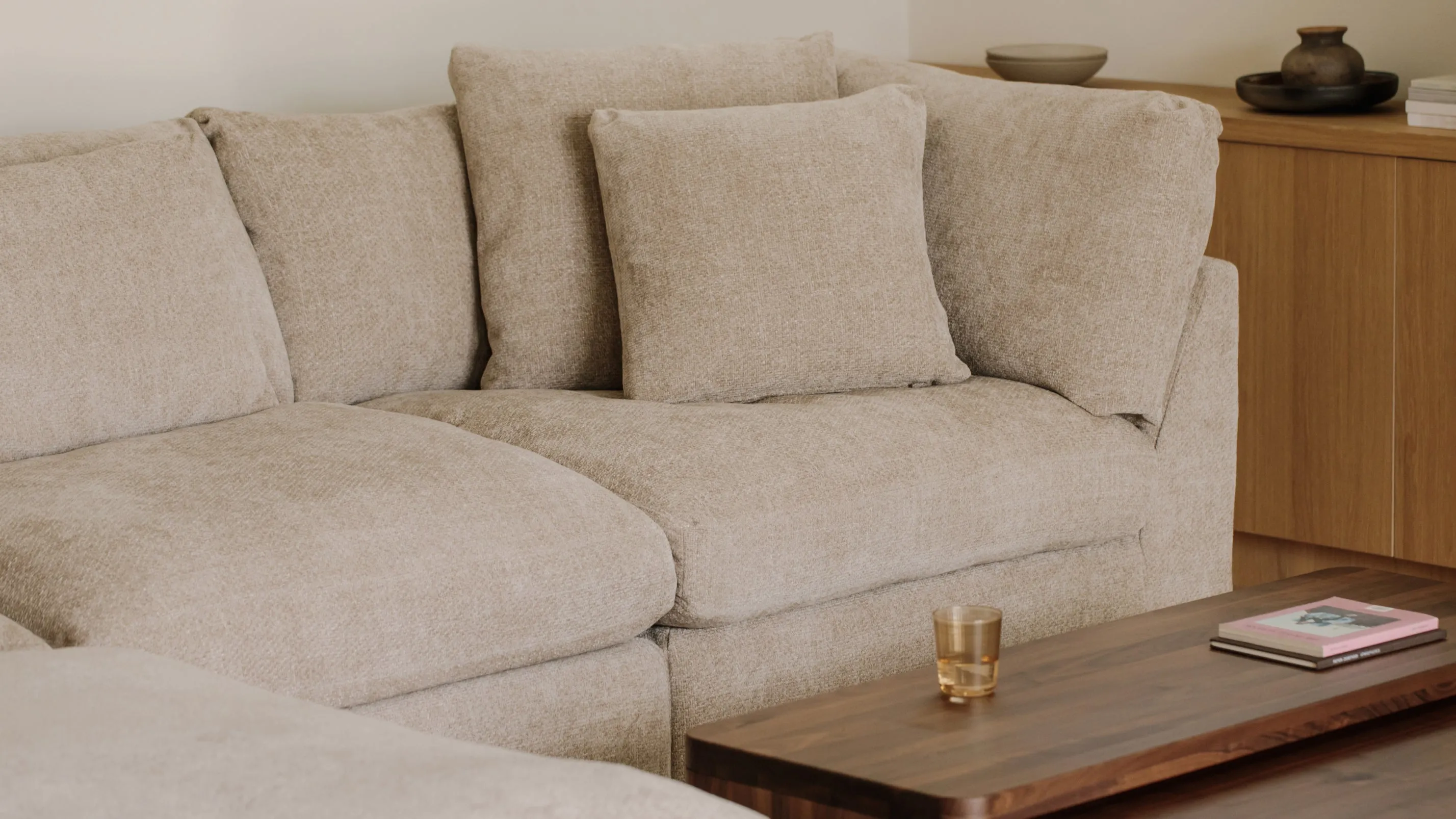 Get Together™ 4-Piece Modular Sectional Closed, Standard, Champagne