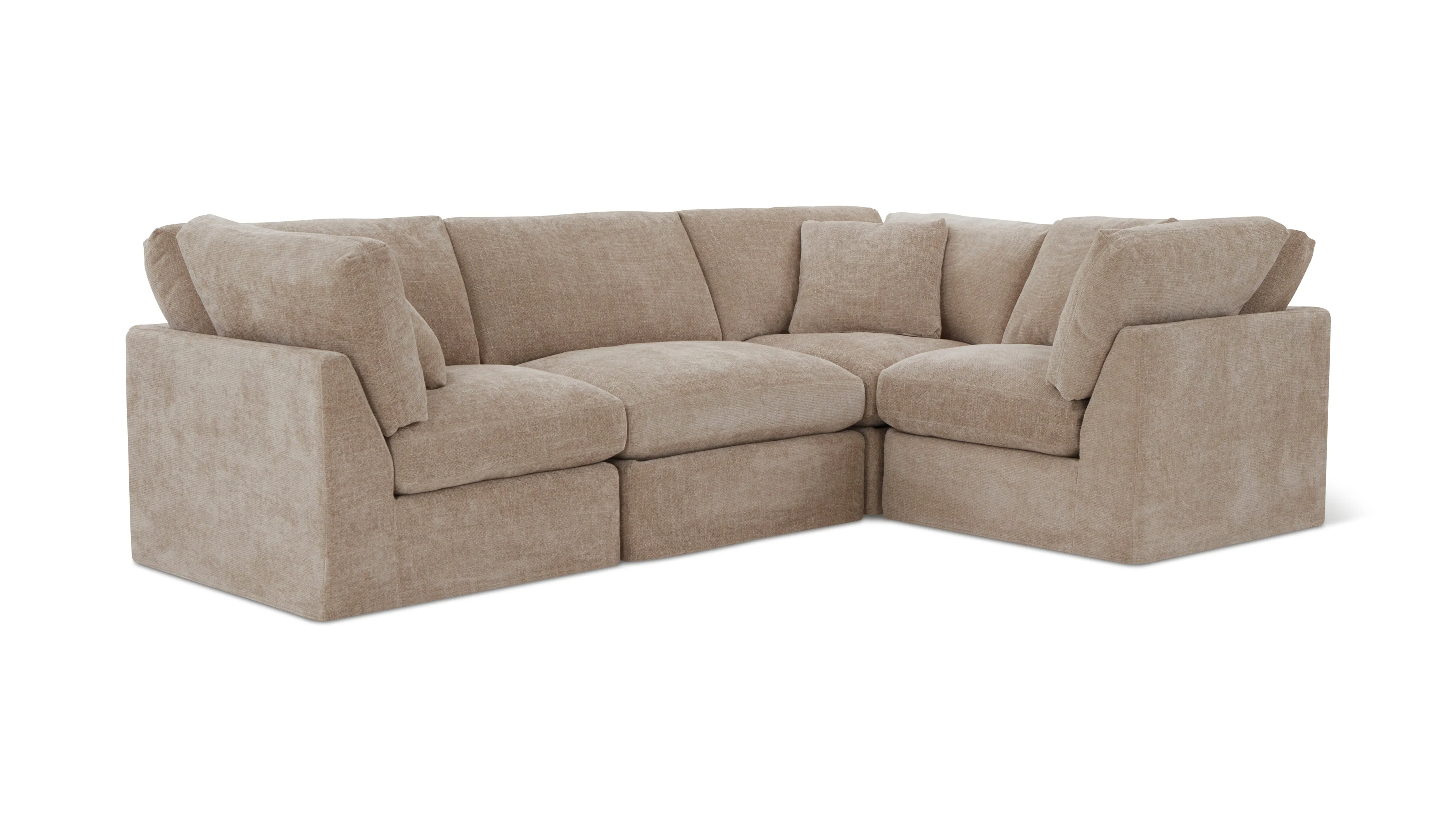 Get Together™ 4-Piece Modular Sectional Closed, Standard, Champagne