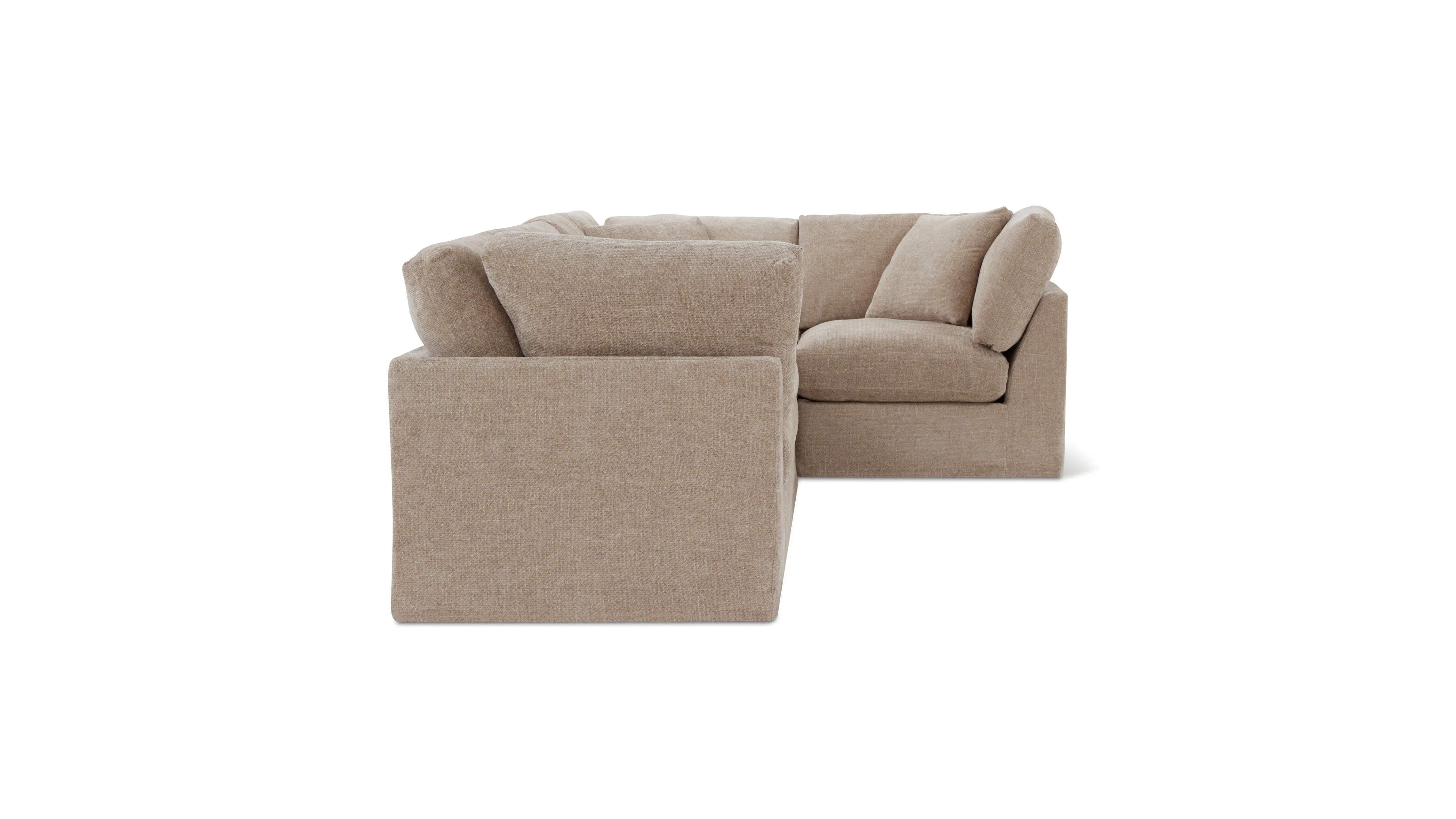 Get Together™ 4-Piece Modular Sectional Closed, Standard, Champagne