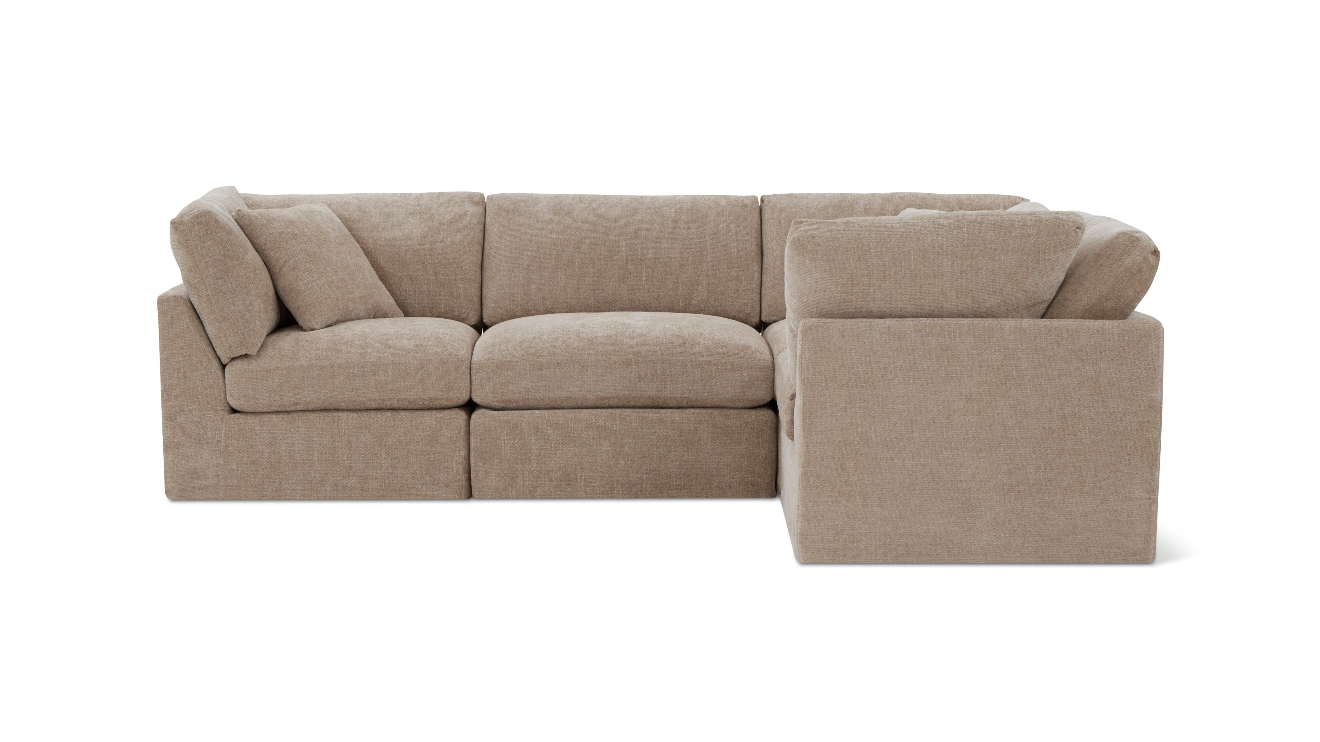 Get Together™ 4-Piece Modular Sectional Closed, Standard, Champagne