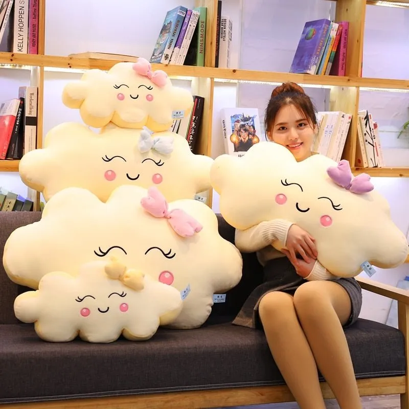 Giant Kawaii Cloud Plush Pillow