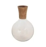 Glass & Mango Wood Decanter