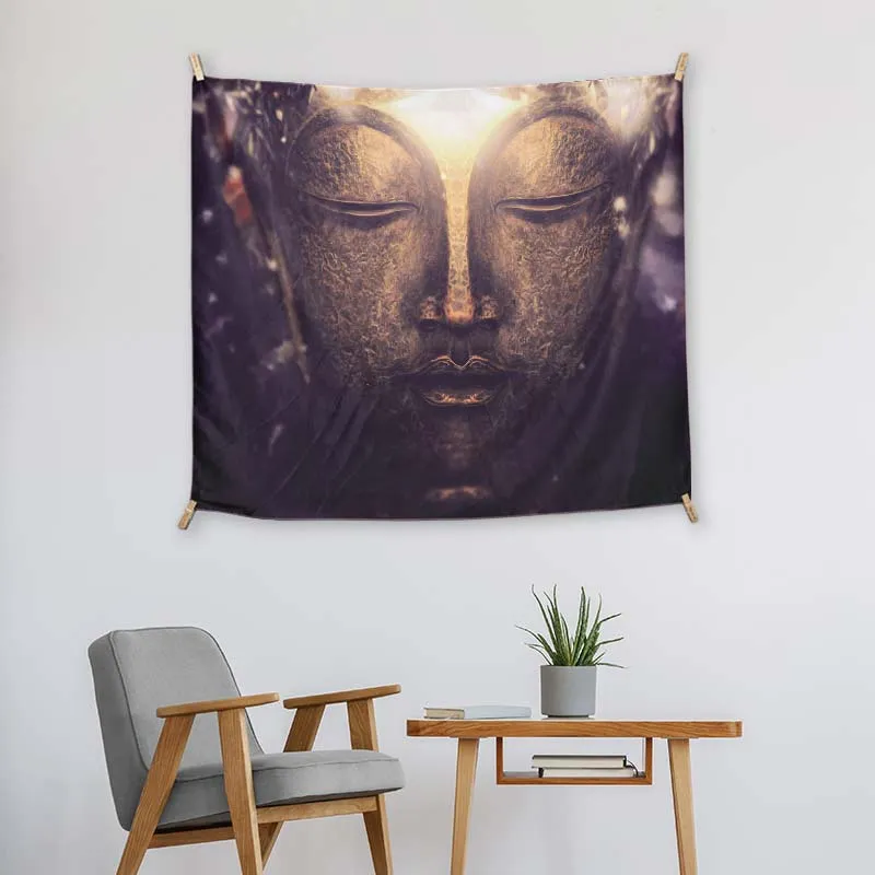 Gold Buddha Face