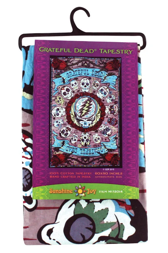Grateful Dead Mexicali Skulls 3D Tapestry