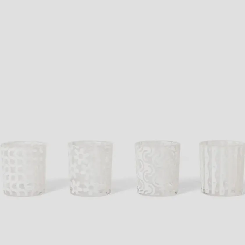 groovy glasses {set of 4}