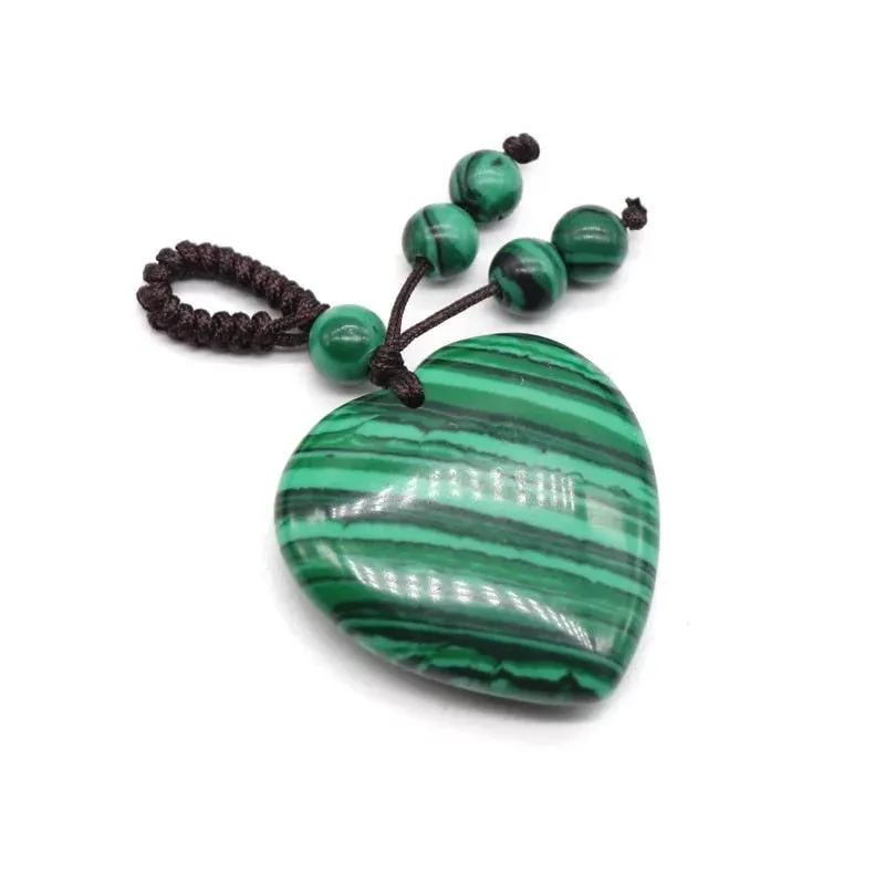 Hand Craft Natural Stone Keychains