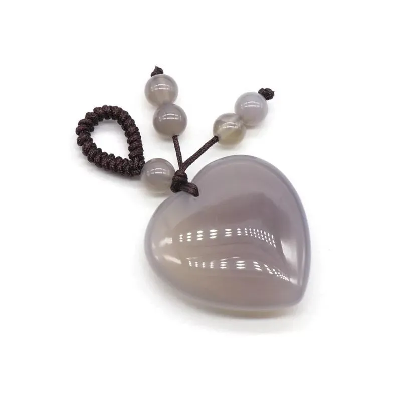 Hand Craft Natural Stone Keychains