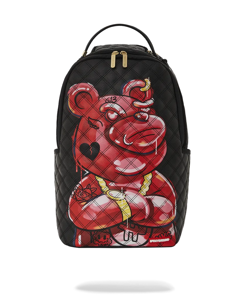 HAND PAINTED DIABLO BEAR DLXVF BACKPACK
