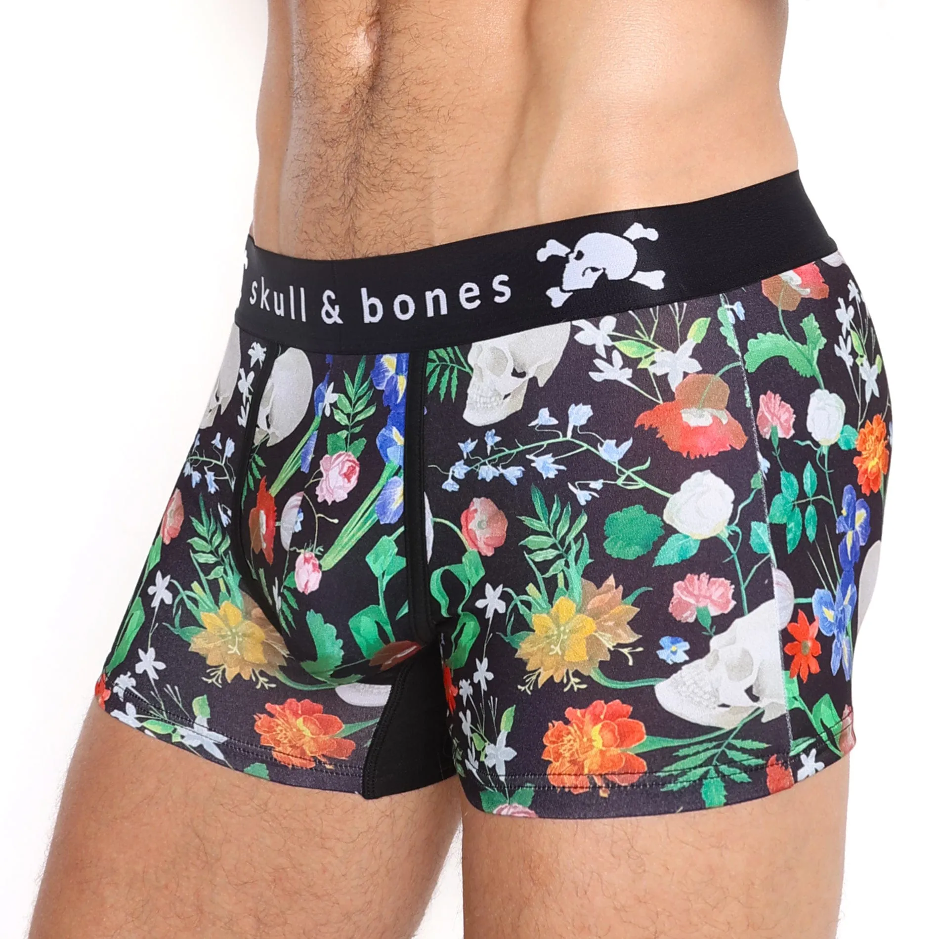 Hand-Painted Dutch Floral Trunk