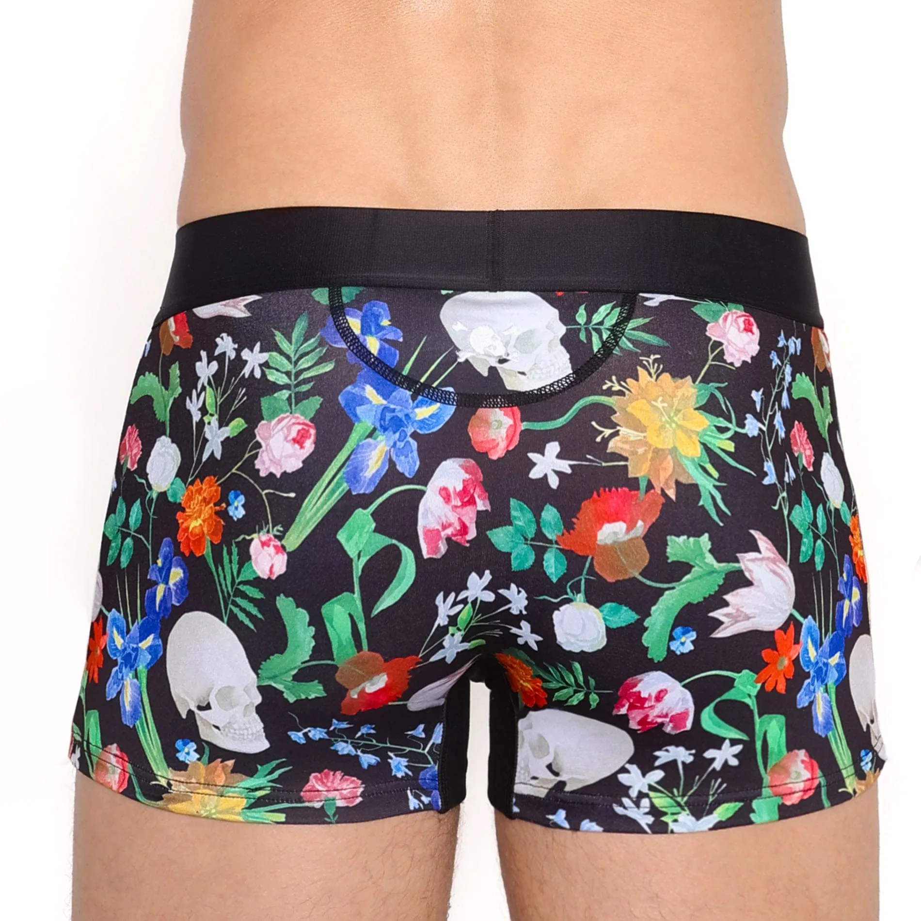 Hand-Painted Dutch Floral Trunk