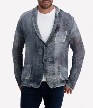 Hand Painted Rever Jacket in Huskey