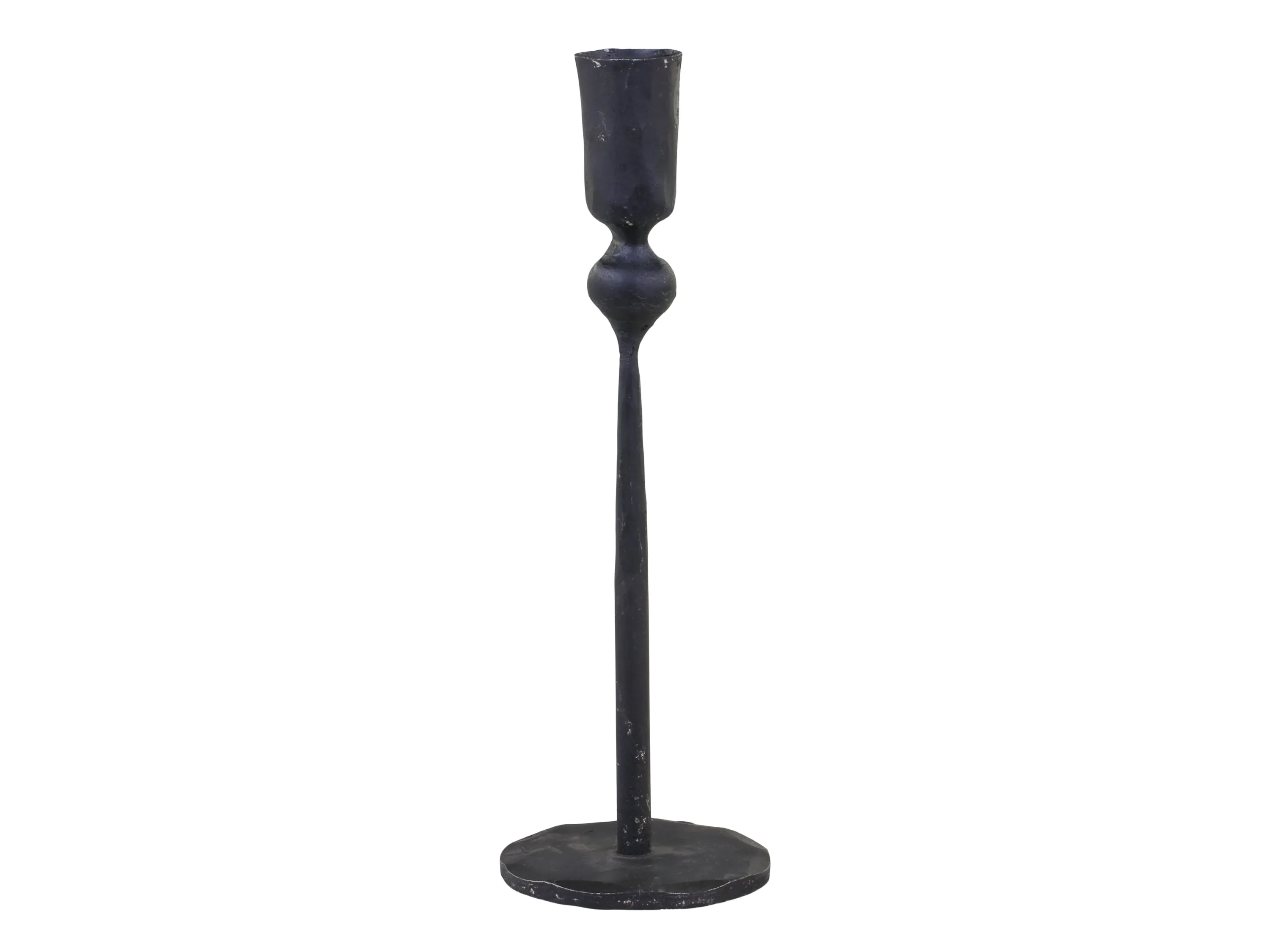 Handmade Black Iron Candlestick - Three Sizes