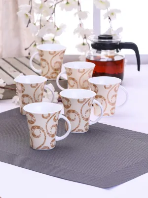 Heaven Hilton Coffee & Tea Mugs, 170ml, Set of 6 (304)