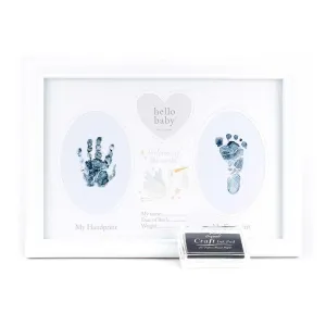 Hello Baby Hand and Foot Print Frame