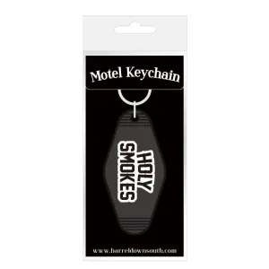 Holy Smokes Hotel Motel Keychain