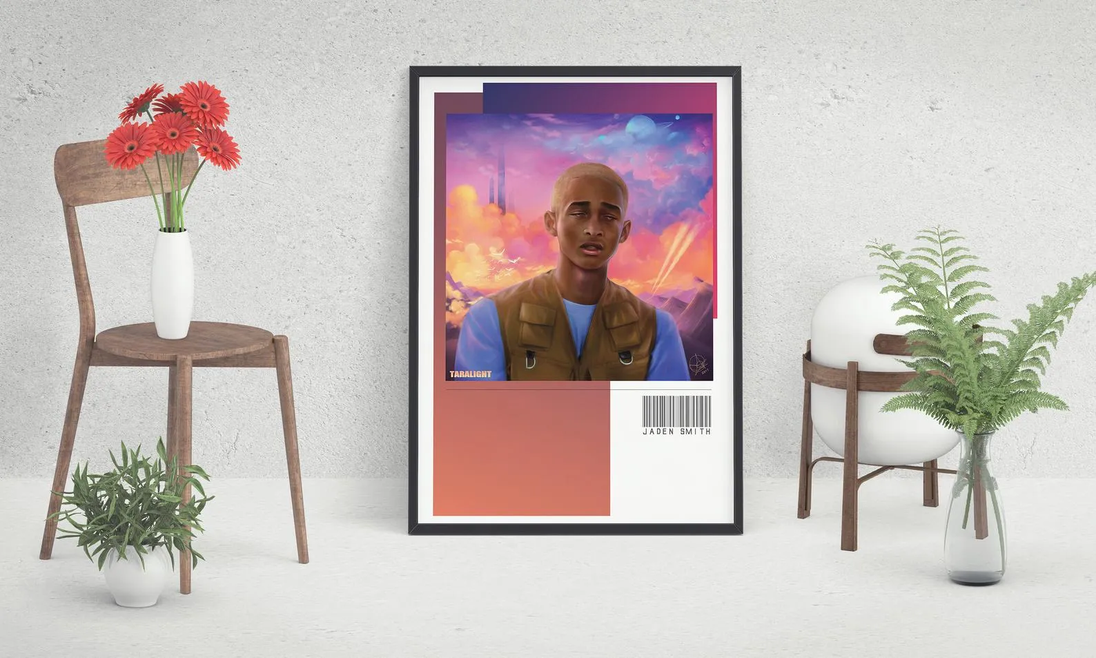 Jaden Smith Poster, Custom Music Print, Music Poster, Custom Poster, Home Decor, Wall Hangings, Actor And Rapper Jaden Smith