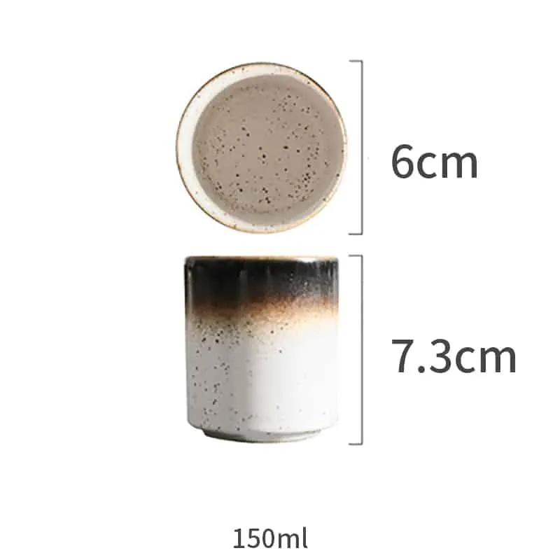 Japanese Style Hand-Painted Ceramic Cup