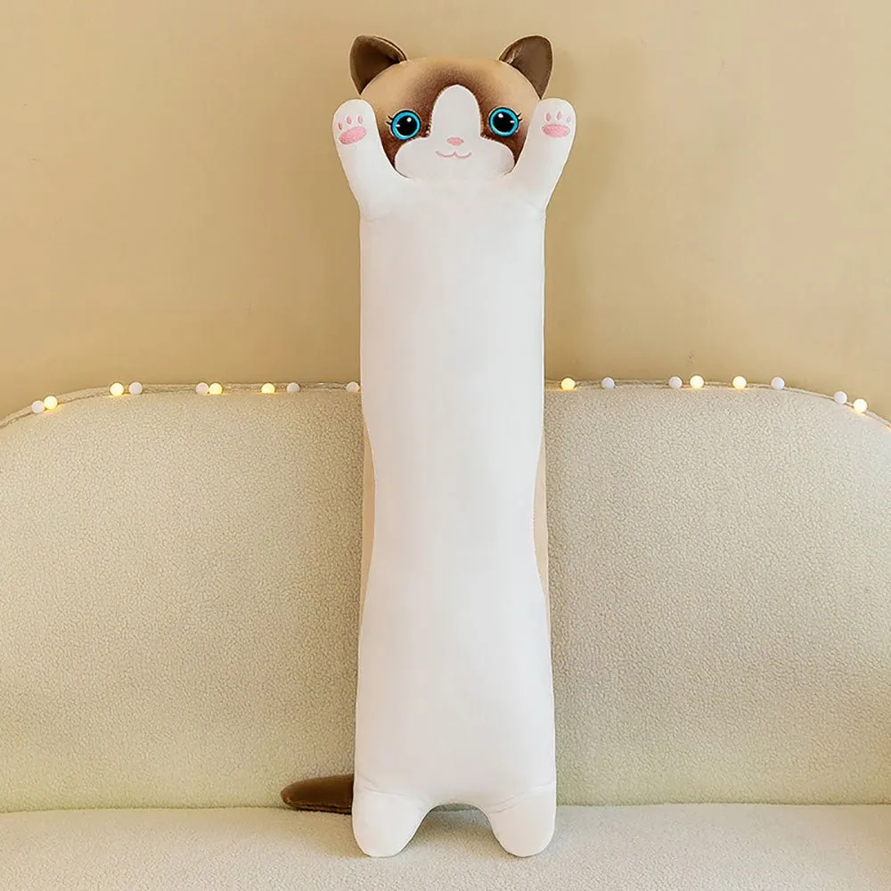 Kawaii Long Cat Plush Pillow