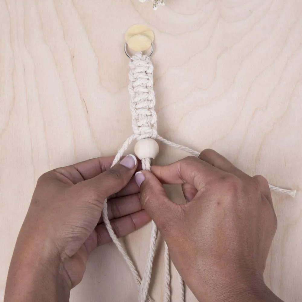 Kikkerland Crafters Macrame Keychain Kit