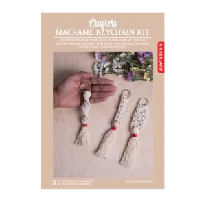 Kikkerland Crafters Macrame Keychain Kit
