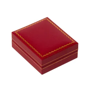 Leatherette Pendant Box Red