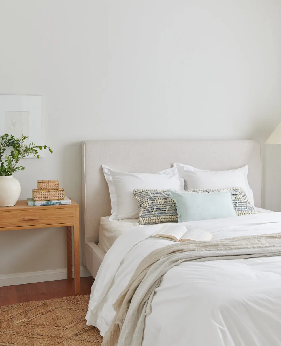 Light Aqua So Soft Linen Pillows