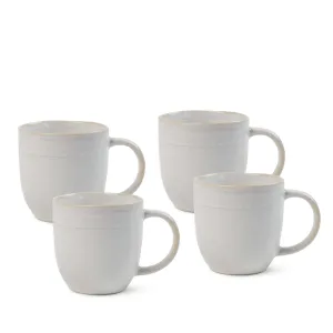 Lorenz Mugs 350mL - Set of 4 - White