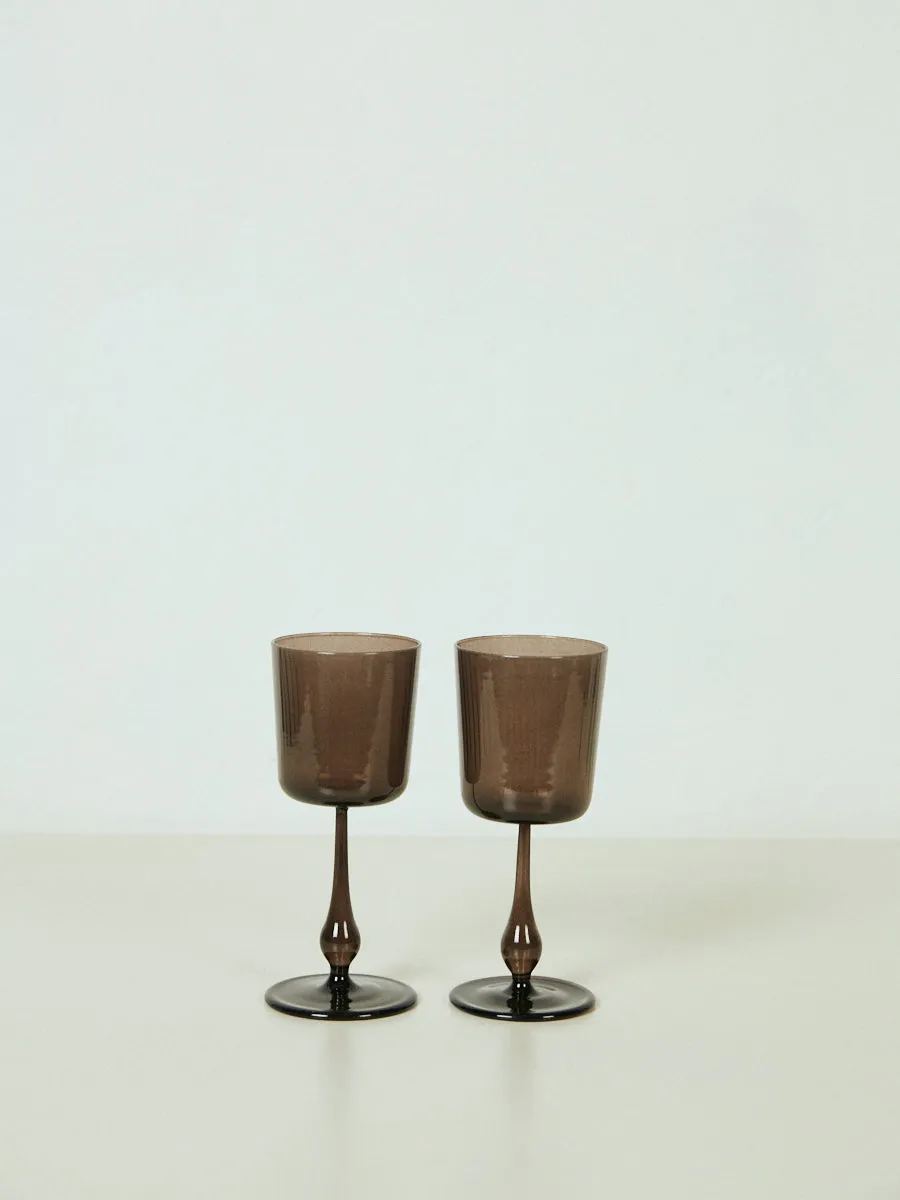 Luisa Calice | Sepia Brown | Set of Two