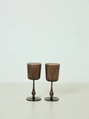 Luisa Calice | Sepia Brown | Set of Two