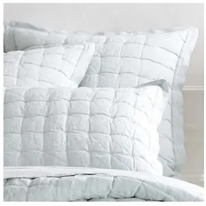 Lush Linen Puff Sham - Sky