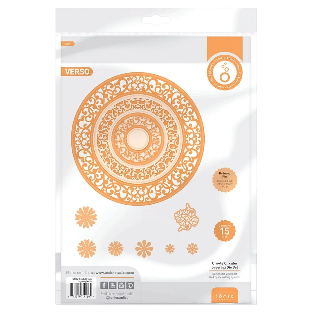 Luxurious Leaves & Ornate Circular Die Set Bundle - DB098