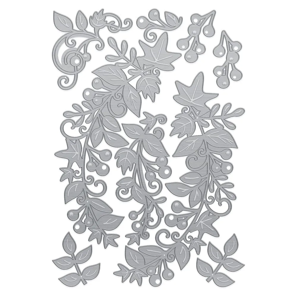 Luxurious Leaves & Ornate Circular Die Set Bundle - DB098